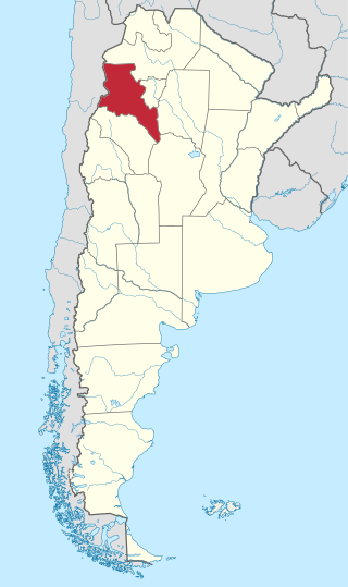 Ubicación en Argentina: Catamarca