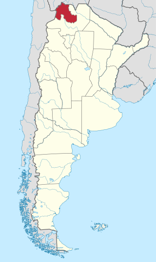 Ubicación en Argentina: Jujuy