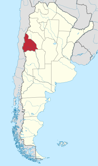 Ubicación en Argentina: San Juan