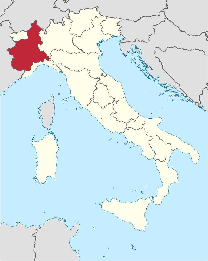 Posizione in Italia: Piemonte