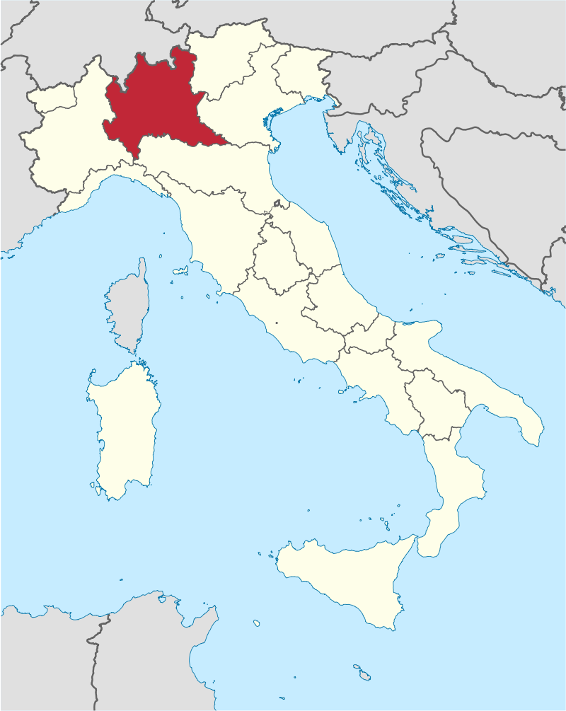Posizione in Italia: Lombardía