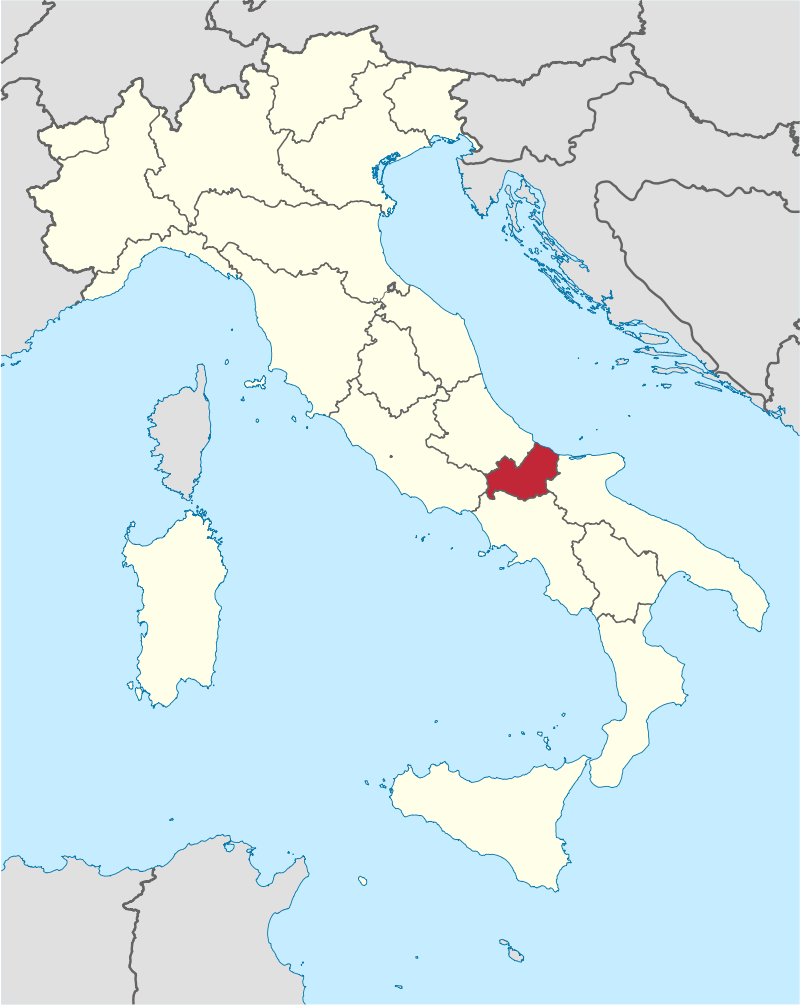 Posizione in Italia: Molise